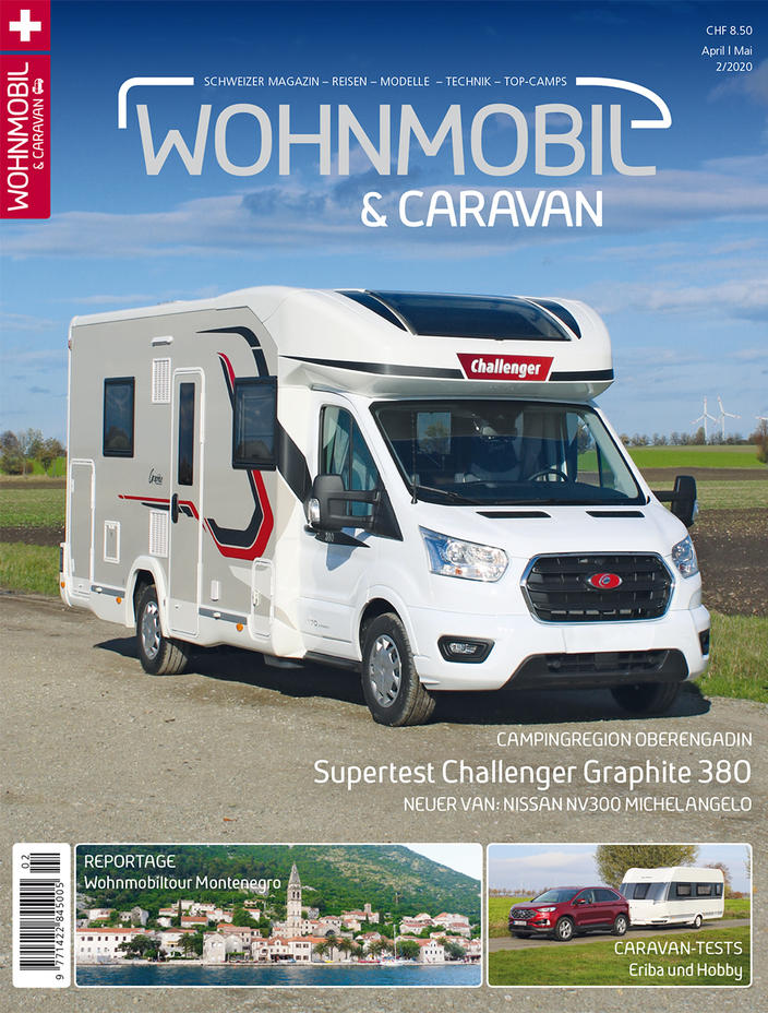 Aktuelle Ausgabe des Magazins Wohnmobil & Caravan