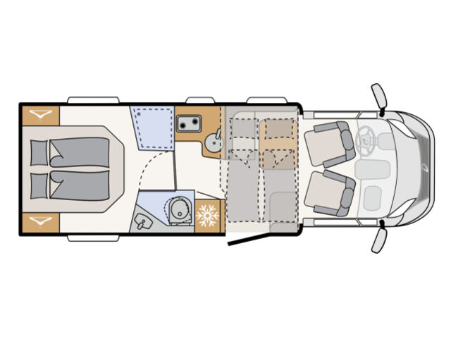 Top-Angebot Caravaning-Markt: Dethleffs Just Camp T7052 DBM-20, Teilintegrierter, CHF 73'900.–, Neufahrzeug