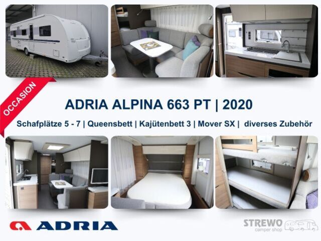 Top-Angebot Caravaning-Markt: Adria Alpina 663 PT, Reisecaravan, CHF 31'500.–, Occasionen